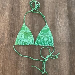 frankies bikinis green top